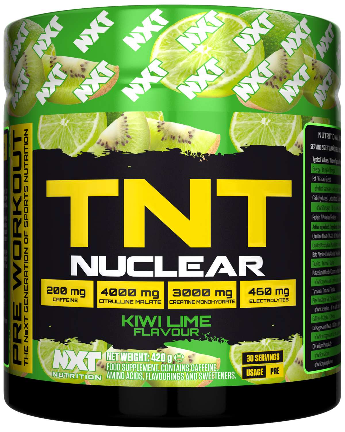 NXT Nutrition TNT Nuclear - Kiwi Lime Twist - 420g