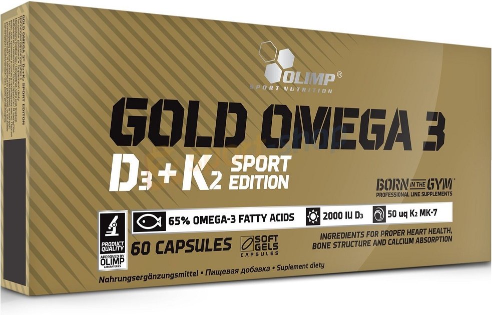 Olimp Nutrition Gold Omega 3 D3 + K2 Sport Edition - GymStack