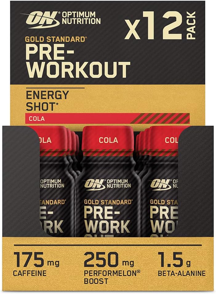 Optimum Nutrition Gold Standard Pre-Workout Shot 12x60ml - GymStack