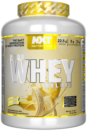NXT Nutrition Pure Whey Deluxe - Banana Milkshake - 510g