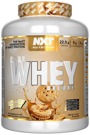 NXT Nutrition Pure Whey Deluxe - Brilliantly Biscuity - 510g