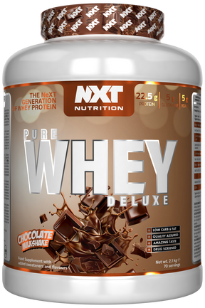 NXT Nutrition Pure Whey Deluxe - Chocolate Milkshake - 510g