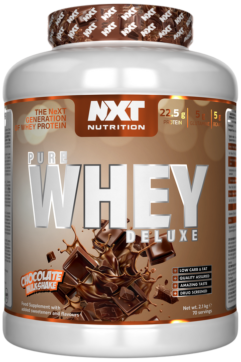 NXT Nutrition Pure Whey Deluxe - Chocolate Milkshake - 510g