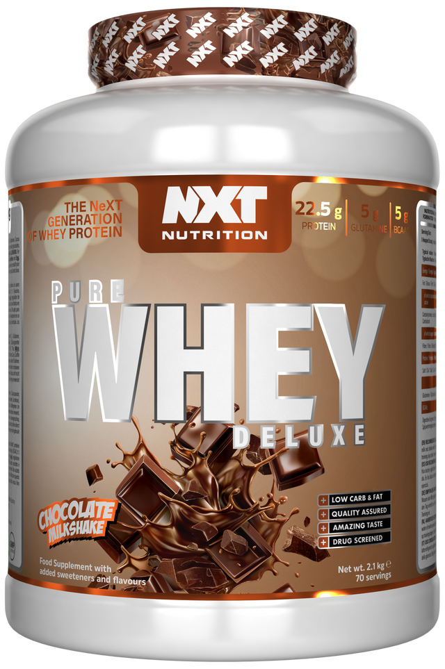 NXT Nutrition Pure Whey Deluxe - Chocolate Milkshake - 510g