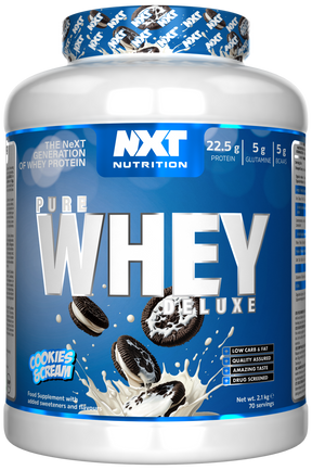 NXT Nutrition Pure Whey Deluxe - Cookies & Cream - 2.1kg