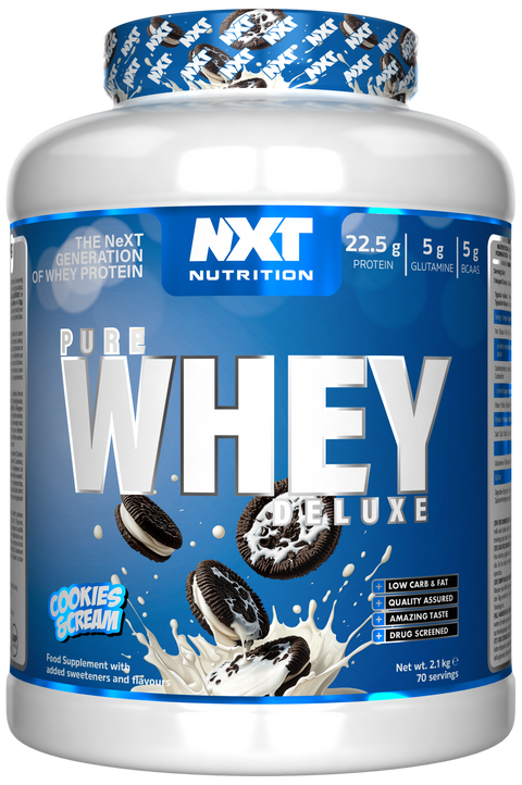 NXT Nutrition Pure Whey Deluxe - Cookies & Cream - 2.1kg