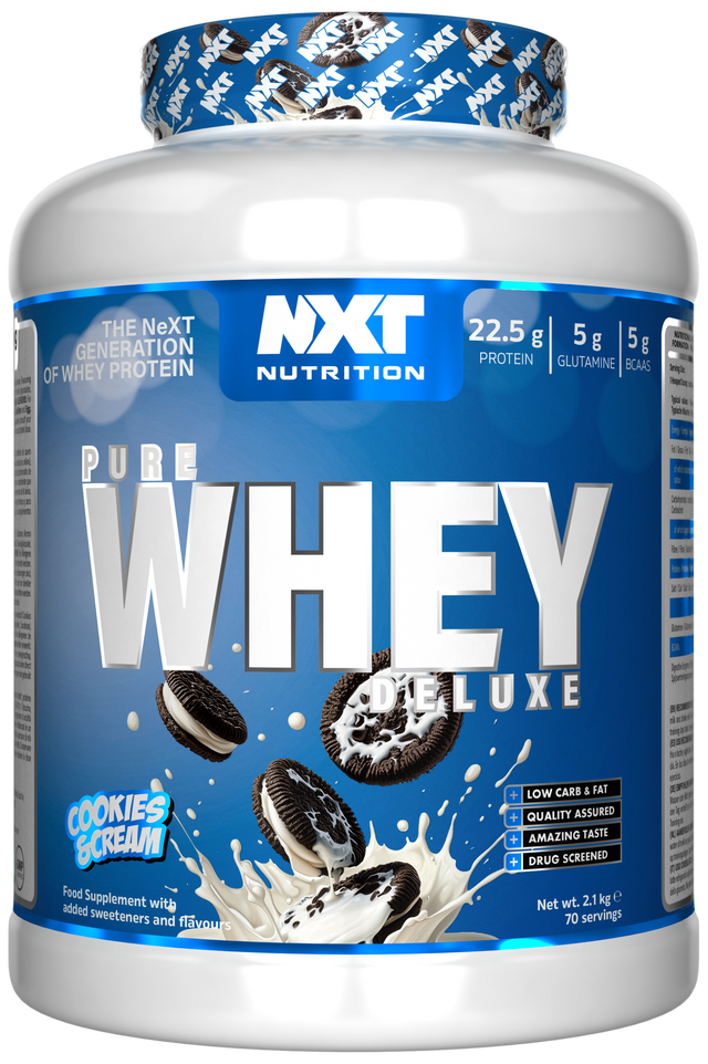 NXT Nutrition Pure Whey Deluxe - Cookies & Cream - 510g