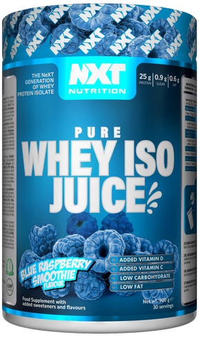 NXT Nutrition Pure Whey ISO Juice - Blue Raspberry Smoothie - 900g