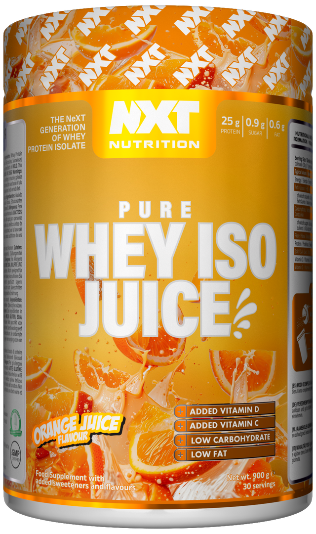 NXT Nutrition Pure Whey ISO Juice - Orange Juice - 900g