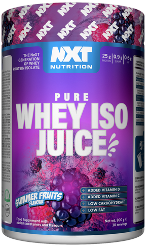 NXT Nutrition Pure Whey ISO Juice - Summer Fruits - 900g