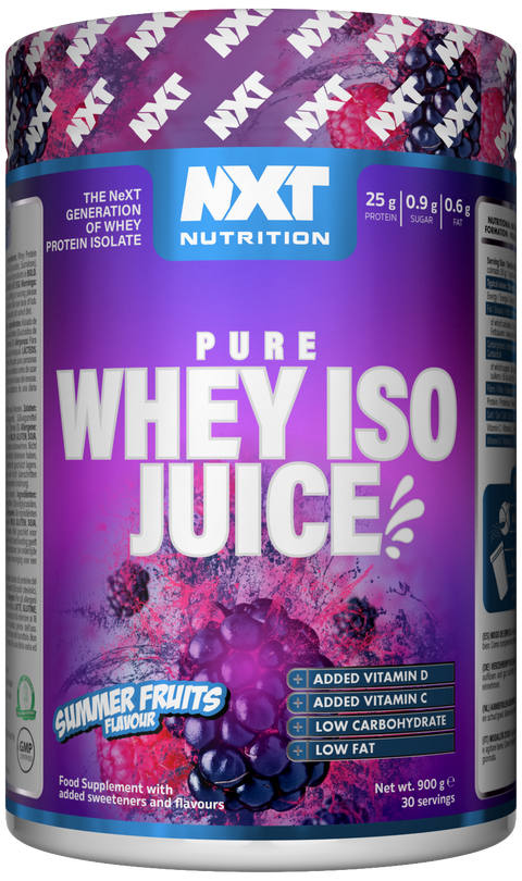 NXT Nutrition Pure Whey ISO Juice - Summer Fruits - 900g