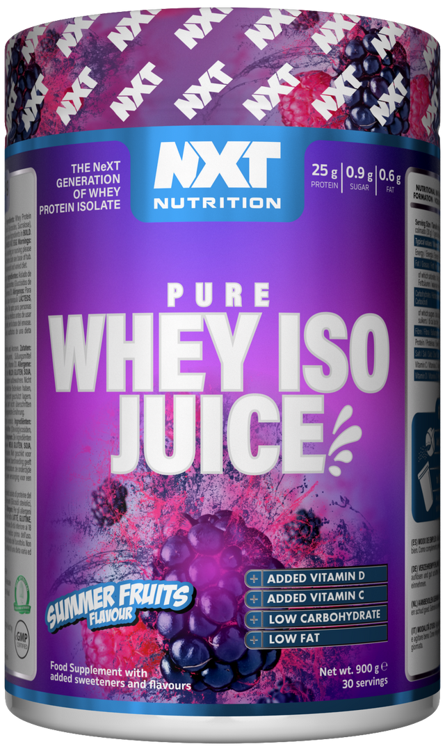 NXT Nutrition Pure Whey ISO Juice - Summer Fruits - 900g