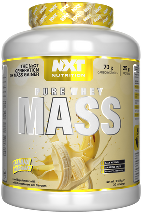NXT Nutrition NXT Pure Whey Mass - Banana Milkshake - 3.18kg
