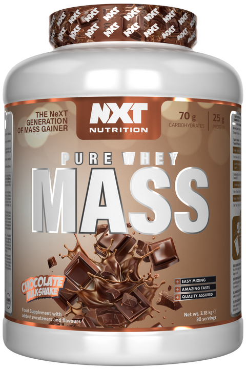 NXT Nutrition NXT Pure Whey Mass - Chocolate Milkshake - 3.18kg