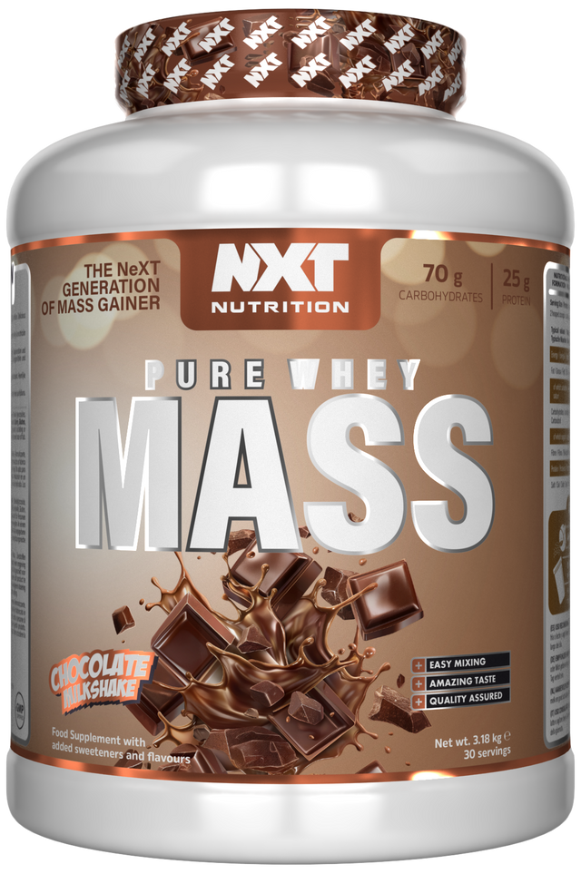 NXT Nutrition NXT Pure Whey Mass - Chocolate Milkshake - 3.18kg