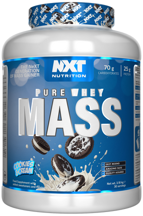 NXT Nutrition NXT Pure Whey Mass - Cookies & Cream - 3.18kg