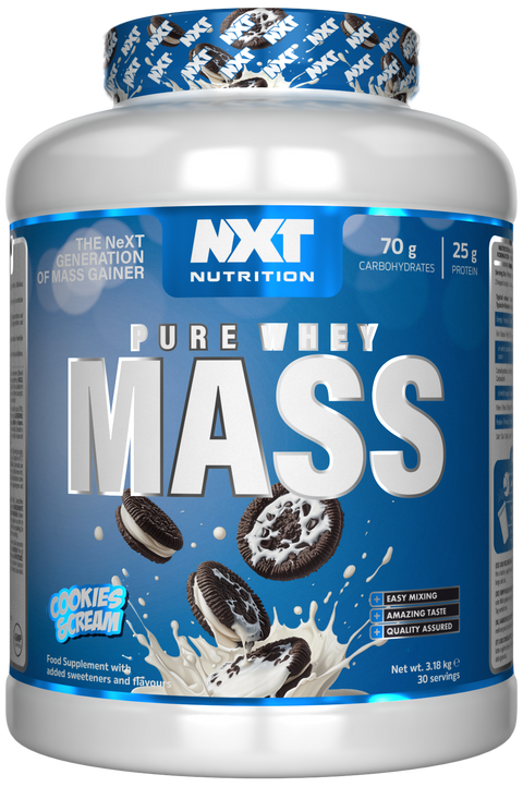 NXT Nutrition NXT Pure Whey Mass - Cookies & Cream - 3.18kg