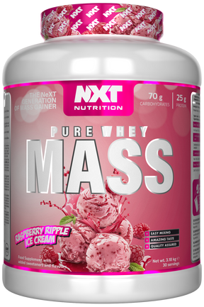 NXT Nutrition NXT Pure Whey Mass - Raspberry Ripple Ice Cream - 3.18kg