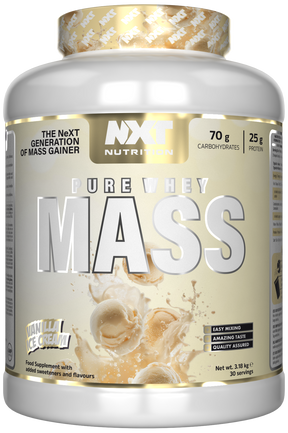 NXT Nutrition NXT Pure Whey Mass - Vanilla - 3.18kg