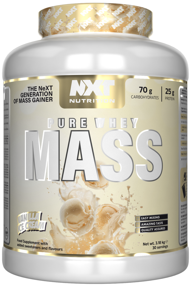 NXT Nutrition NXT Pure Whey Mass - Vanilla - 3.18kg