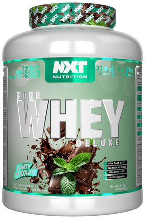 NXT Nutrition Pure Whey Deluxe - Minty Chocolate - 2.1kg