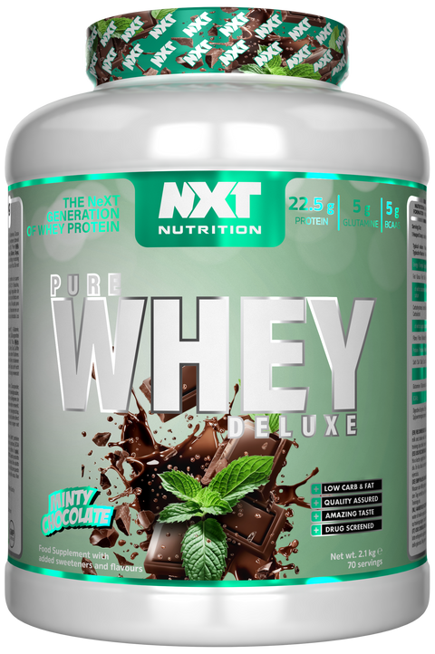 NXT Nutrition Pure Whey Deluxe - Minty Chocolate - 2.1kg