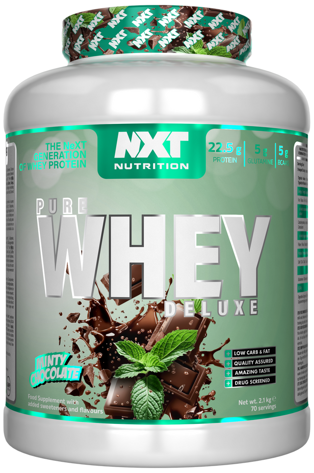 NXT Nutrition Pure Whey Deluxe - Minty Chocolate - 2.1kg