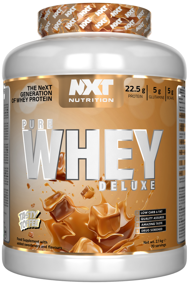NXT Nutrition Pure Whey Deluxe - Tasty Toffee - 510g