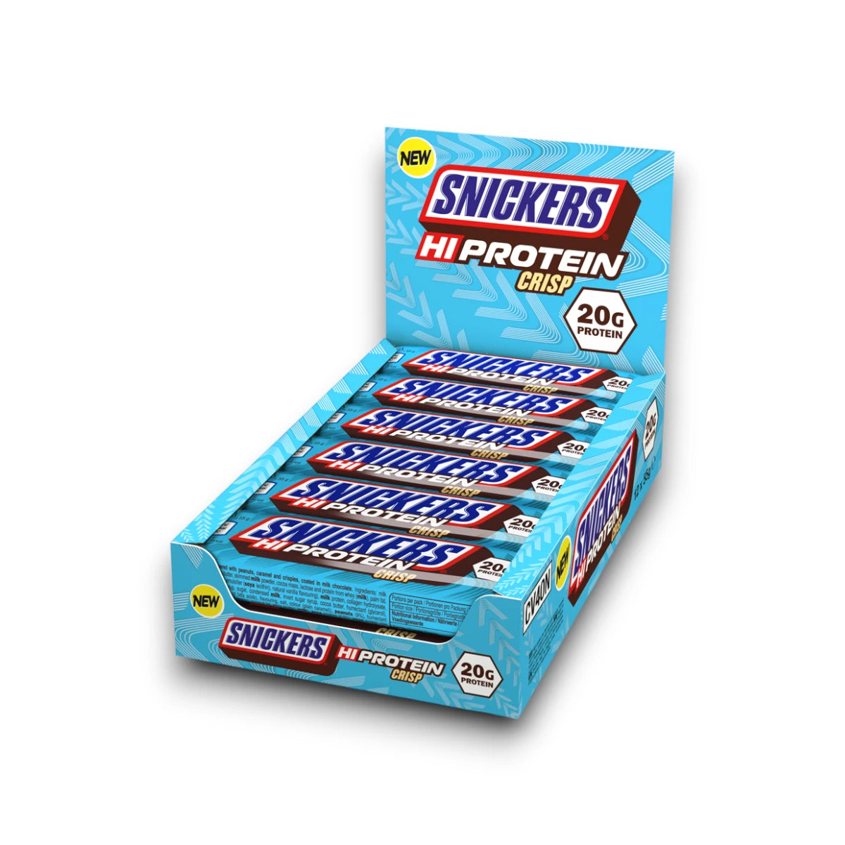 Snickers Hi-Protein Bars 12x55g - GymStack