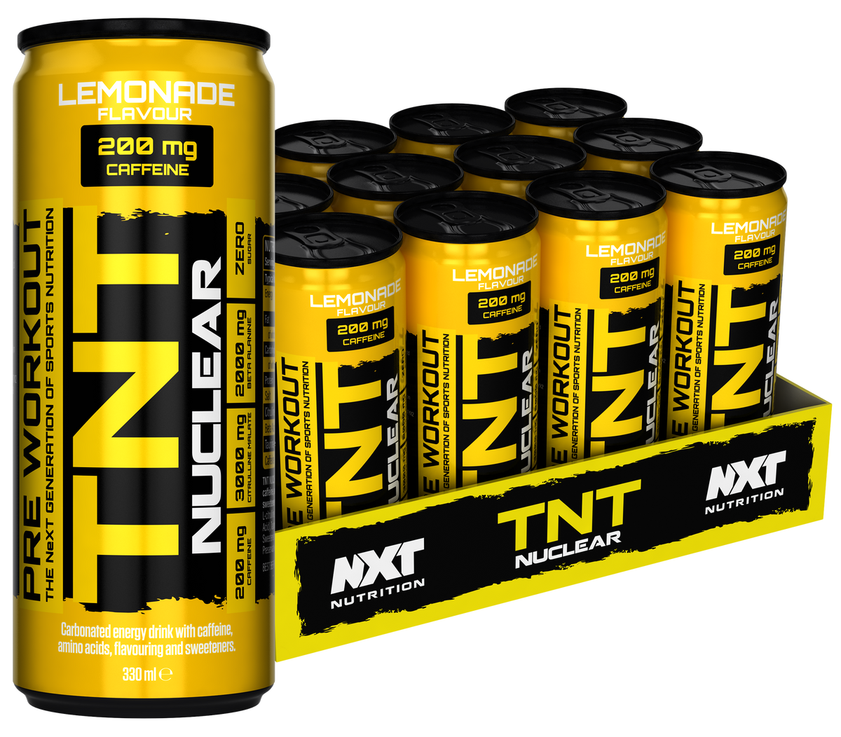NXT Nutrition TNT Nuclear - Lemonade - 12x330ml