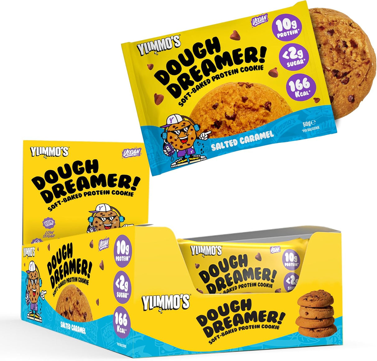 Yummo's Dough Dreamer! Vegan Protein Cookie - GymStack